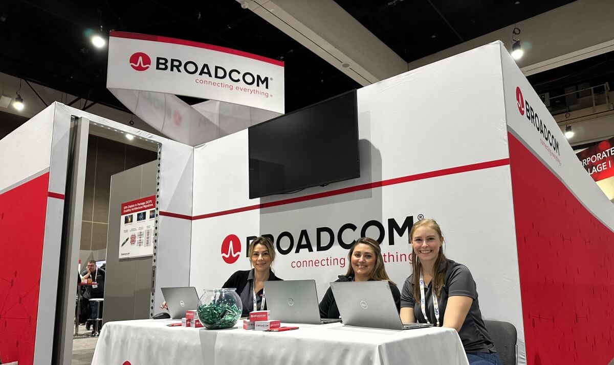 Broadcom booth