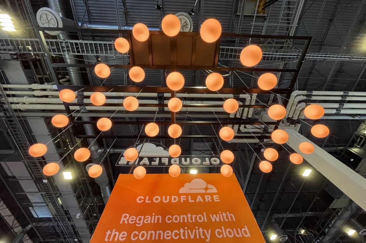 Cloudflare booth
