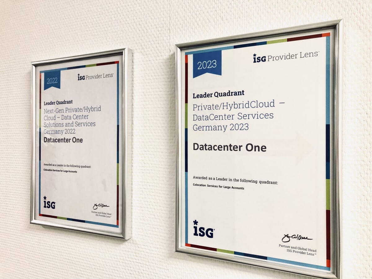Datacenter One Certifications