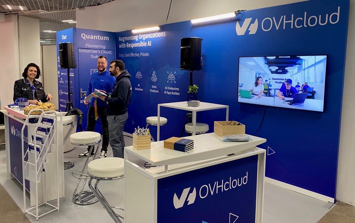 OVHcloud booth