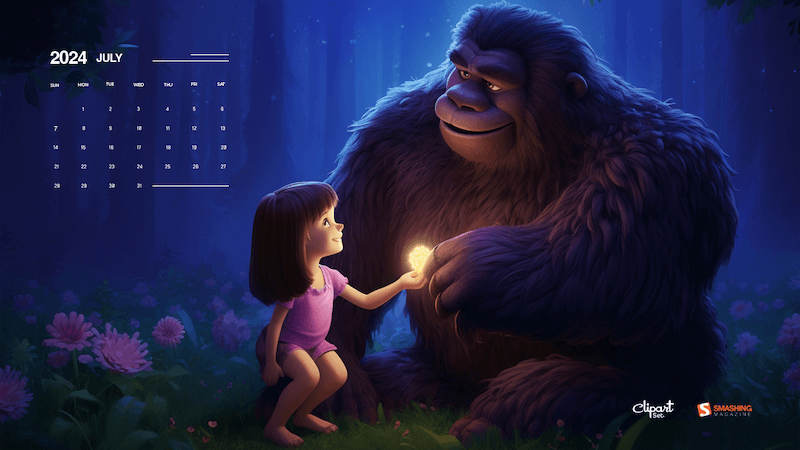 Bigfoot And The Little Girl